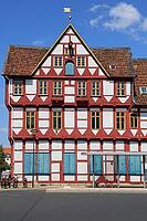 Half-timbered house am Kornmarkt, Old Town of Wolfenbüttel, Lower Saxony, Germany [IBR125203138]