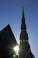 Tower of St. Peter's Church, Sv. Petera baznica, Riga, Letonia [IBR125203147]