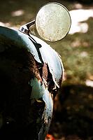 Rusty car, car cemetery, Neanderthal, Germany [IBR125203162]