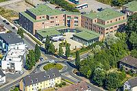 Aerial view, RAG Montan Immobilien, UKBS timber construction residential project, on the site of the former Grimberg 3/4 mine in Bergkamen-Weddinghofen, the sustainable forest settlement with around 120 plots of land) for single-family, double and row hou [IBR113322335]