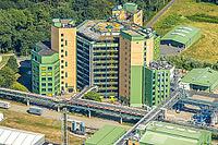 Air picture, Bayer AG, pharmaceutical company, Recyclinghof Umweltkontor Bergkamen GmbH, LANXESS Organometallics GmbH, Bergkamen, Ruhr region, North Rhine-Westphalia, Germany, aerial view, birds-eyes view, aerial photography, aerial photography, overview, [IBR113322342]