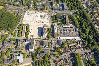 Aerial view, Bergkamen town hall quarter, former market hall, Weddinghofen, Bergkamen, Ruhr area, North Rhine-Westphalia, Germany, birds-eyes view, aerial photography, aerial photography, overview, bird's eye view, infrastructure, town view, aerial [IBR113322353]