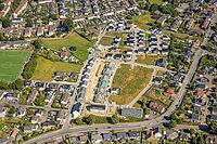Aerial view, Römerberg sports hall, Sus Oberaden soccer field, stadium, Minna-Sattler-Straße development area, Oberaden, Bergkamen, Ruhr region, North Rhine-Westphalia, Germany, birds-eyes view, aerial photography, aerial photography, overview, bird's eye [IBR113322355]