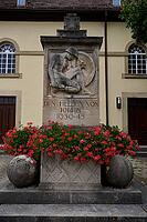 War memorial in Ilshofen, First World War, soldier, memorial, church, Hohenlohe, Germany [IBR125203239]