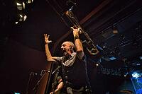 Buddy Schaub, trombone player from Less Than Jake live on Europe Tour 2026 at Berlin's Columbia Theater on 30.07.2026 [IBR113322380]