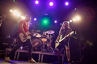 Chris DeMakes, singer of Less Than Jake live on Europe Tour 2026 at Berlin's Columbia Theater on 30.07.2026 [IBR113322409]