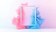Pastel Fluid Gradient Geometric Shapes: Modern Wallpaper And Poster Designs For Social Media And Home Decor. Eye-Catching And Stylish Prints!, AI generated [IBR125211492]