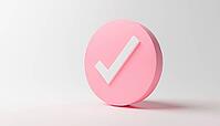 Tick Mark Symbol Represents Approval And Correctness. Verified Checkmark Icon For Confirmation And Validation. Acceptance Button In Circular Form, AI generated [IBR125211494]
