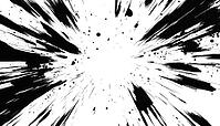 Black Radial Comic Book Action With Splatter Pattern On A Speed Abstract, Manga Comics Action Frame Is Featured In This Design, AI generated [IBR125211506]