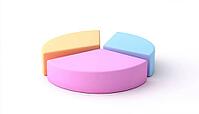 Circular Diagram With A Four-Part Pie Chart: Essential For Business, Financial Reports, Presentations, Statistics, Data Analytics, And Optimization Strategies, AI generated [IBR125211508]
