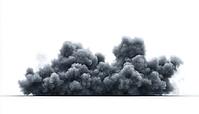 Special Effects Of White Smoke On Black Background: A Mesmerizing Combination Of Steam, Fog, Clouds, And Smoke Creates Atmospheric Visuals, AI generated [IBR125211526]