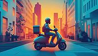 Modern Technology Enhancing Delivery Services: Utilizing Advanced Tools For Efficient And Timely Deliveries In Today'S Fast-Paced World Of Logistics, AI generated [IBR125229874]