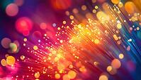 Close-Up View Of Network Cables Featuring Fiber Optic Technology - A Detailed Look At Cutting-Edge Connectivity In Telecommunications Infrastructure, AI generated [IBR125229915]