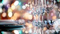 Blurred Image Of Stylish Dining Area In Contemporary Restaurant With A Classy And Refined Ambiance. Defocused Photo, AI generated [IBR125229922]