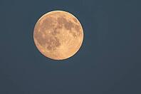 Moon, full moon, Vechta, Lower Saxony, Germany [IBR125237470]