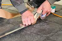 Laying of insulation elements and guides for the underfloor heating system [IBR125242396]