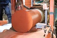 Special red clay mixture for creating decorative panels [IBR125242409]