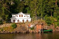 The water pumping station and the house. Karelia Valaam Island [IBR125261581]