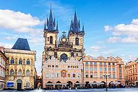 Church of Our Lady before Tyn and the House at the Stone Bell in Prague [IBR125261602]