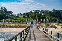 Ein Blick auf die Seebrücke in Göhren an der Ostsee [IBR125261643]