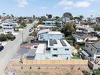 Aerial view of wealthy Encinitas town in San Diego, South California, USA [IBR125280348]