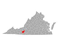 Karte von Floyd in Virginia - Map of Floyd in Virginia [IBR125304608]
