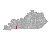 Karte von Todd in Kentucky - Map of Todd in Kentucky [IBR125304620]