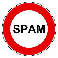 SPAM und Verbotsschild - SPAM and prohibition sign [IBR125304639]