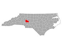 Karte von Rowan in North Carolina - Map of Rowan in North Carolina [IBR125304640]