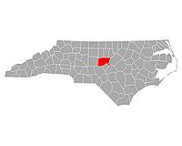 Karte von Chatham in North Carolina - Map of Chatham in North Carolina [IBR125304655]