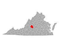 Karte von Amherst in Virginia - Map of Amherst in Virginia [IBR125304663]