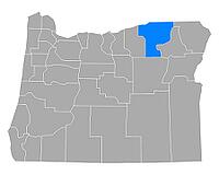 Karte von Umatilla in Oregon - Map of Umatilla in Oregon [IBR125304675]
