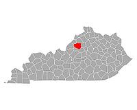 Karte von Shelby in Kentucky - Map of Shelby in Kentucky [IBR125304685]