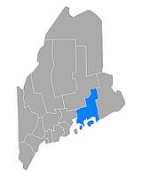 Karte von Hancock in Maine - Map of Hancock in Maine [IBR125324065]