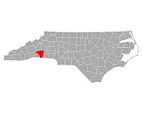 Karte von Rutherford in North Carolina - Map of Rutherford in North Carolina [IBR125324069]
