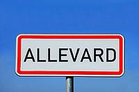 Allevard town sign [IBR125324085]