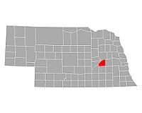 Karte von Polk in Nebraska - Map of Polk in Nebraska [IBR125324132]