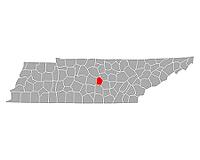 Karte von Cannon in Tennessee - Map of Cannon in Tennessee [IBR125324137]