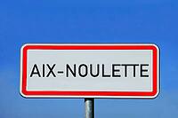 Aix-Noulette town sign [IBR125324141]