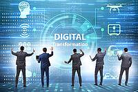 Technology concept for digital transformation and digitization [IBR125331119]