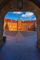 View of the Royal Castle in Warsaw, Poland [IBR125331136]