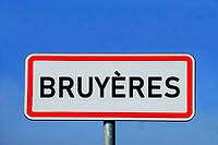 Bruyères town sign [IBR125363550]