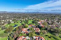 Luftaufnahme eines Golfplatzes in Solana Beach, San Diego, Kalifornien [IBR125363554]