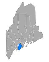 Karte von Lincoln in Maine - Map of Lincoln in Maine [IBR125363580]