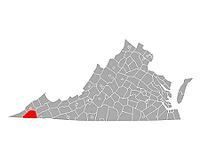 Karte von Scott in Virginia - Map of Scott in Virginia [IBR125363582]