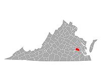 Karte von Charles City in Virginia - Map of Charles City in Virginia [IBR125363595]