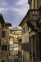 The Impressive Antique Street Canyon In Montepulciano, Tuscany [IBR125382574]