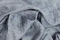 Close up gray crumpled linen background [IBR125382640]