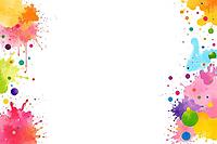 Energetic multicolor splash artwork featuring fluid harmony and refined texture for creative background design templates, AI generated [IBR125395917]