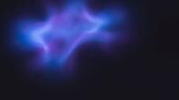Abstract blue-purple electrical glow radiating across a dark surface, visualizing invisible voltage potential building within a solar panel structure, AI generated [IBR125395946]